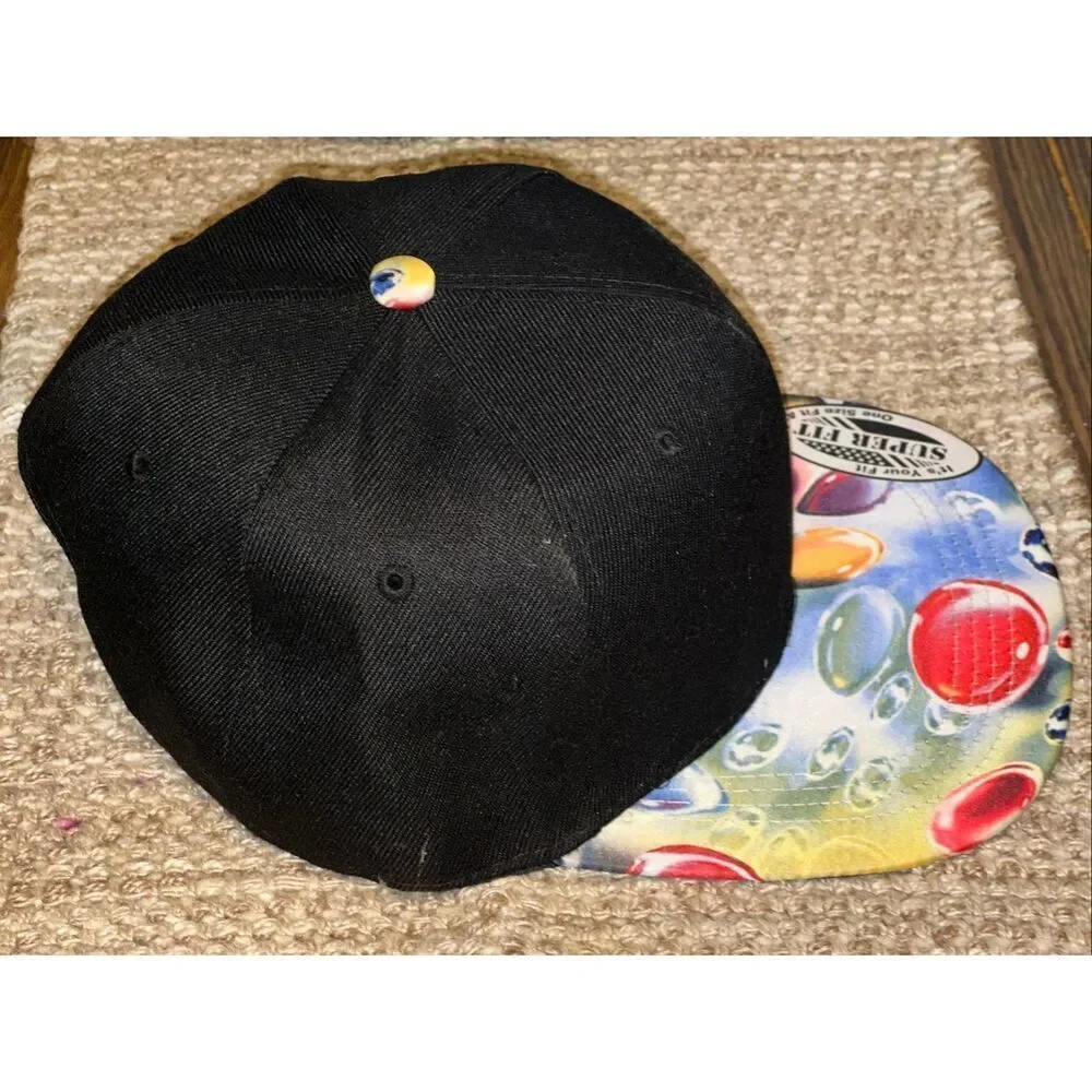 Baseball Cap Snapback butterfly Adjustable Flat Bill Visor Hat Hip Hop Style Hat